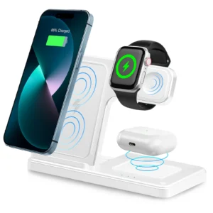 Magnetic Wireless Charger Stand Fast Charging Dock Station iPhone